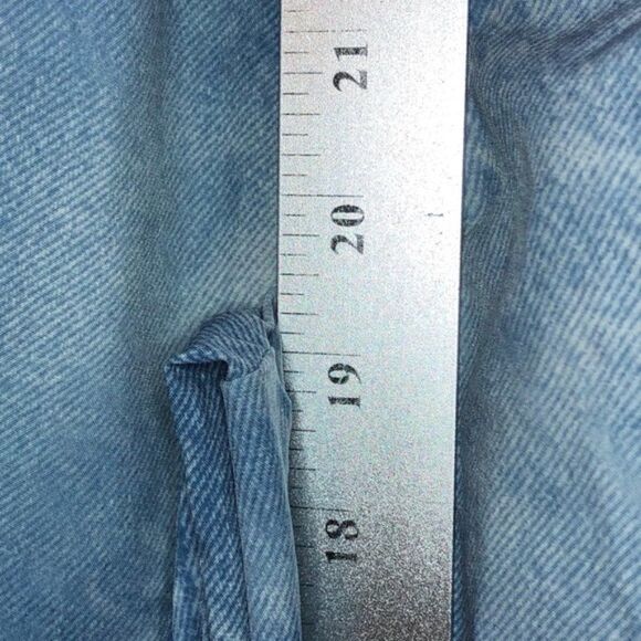 Lucy Indigo Culottes Wide Leg Capri Size M - Picture 11 of 13